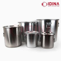 스텐위생통 대형국통 식당 육수통 곰솥 닭백숙냄비 캠핑들통 대형냄비 깊은곰솥 곰탕솥 찜통 찜솥 큰냄비, 상세페이지참조, 50G