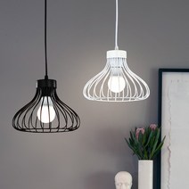 에덴 1등 2등 펜던트 LED 식탁등 인테리어 카페조명, 에덴2등펜던트 블랙+볼구12W짧은목(전구색)2개