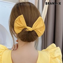 [브랜드엑스] 손쉬운 리본 똥머리 와이어 와일드 헤어밴드