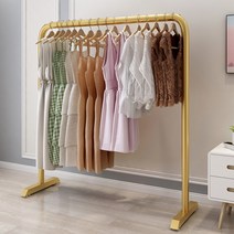 드레스룸 인테리어 옷걸이 이동식 행거, 골드 길이 80 폭 42 높이 130