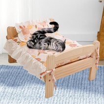 원목 숨숨집 길고양이 집 길냥이 겨울 고양이 침대 개 침대 나무 고양이 개 높은 애완 동물 침대 고양이 가구, 없음