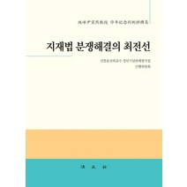 지재법 분쟁해결의 최전선:선봉윤선희교수 정년기념판례평석집, 윤선희 저, 법문사