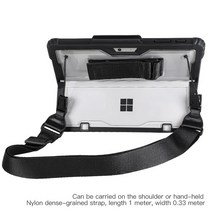 Microsoft Surface Pro 9 8 7 6 5 4 LTE GO 1 2 3 올인원 보호 케이스 마그네틱 펜 포함 견고한 커버, 02 Surface Pro 8, 02 black with strap