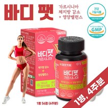 다이어트 가르시니아 캄보지아 약 4주분 HCA 비타민 A B군 E D 함유 복합 기능성 식전 한 알 하루 두 번 뼈 체지방 감소 와 영양섭취 몸매 관리 체중 조절 뱃살, 1통   4주분, 1개