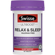 스위스 울티부스트 릴렉스 & 슬립 60정 Swisse Ultiboost Relax & Sleep 60
