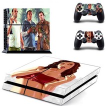 GTA5 GTA PS4 스티커 플레이 스테이션 4 스킨 데 커버 콘솔 컨트롤러 비닐, 딥 블루