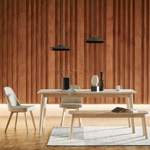 한샘 도노 세라믹 6인 식탁세트(의자2 벤치1 포함), A형- 마블카라카타골드, B형-그레이(B)