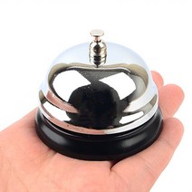 카운터 호출벨 메탈 차임벨 가게 업소용 누르는 초인종, 사이즈, 대, 1개
