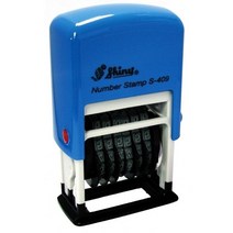 [B1P] 샤이니 자동넘버링 S 409 6단/4mm / 넘버링 도장 인감도장 만년도장 스템프 도장만들기 막도장 인감도장파는곳 ( B1P / 30129EA ), 잉크패드적