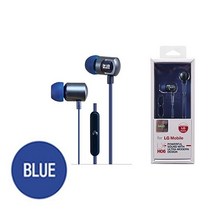 (Acoustic)포 엘지 정품 모바일 이어폰 LX-H06 블루[sp61_4809]