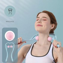 수동 골프공 목 마사지기 승모근 목근육 뭉친어깨 완화 마자시기 휴대용, 상품선택, 블루, BJUX KOREA 블루, BJUX KOREA 본상품선택