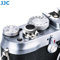 [JJC] 후지필름 X-T5 X100V X-E4 X-T30 카메라 디럭스 나사식 소프트버튼 셔터버튼, 디럭스 - [그레이/레드]