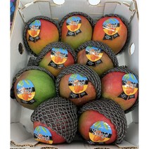 [멋진헛간] 프리미엄 고당도 달콤한 페루산 애플망고 2kg 4kg 선물용, 애플망고 4kg(8과수 내외)