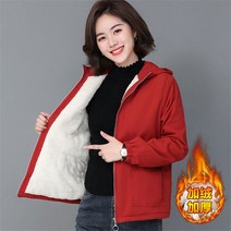 2022 가을 겨울 여성 양털 재킷 코트 여성 후드 윈드 브레이커 겉옷 따뜻한 파카 두꺼운 여성 후드 재킷 Q1