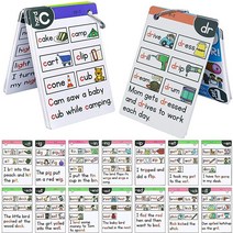 파닉스 플래시 카드 - 67개의 사이트 워드 교육용 플래시 카드 아동용 파닉스 게임 15개의 파닉 단계로 읽는 법을 배우기 유치원 1학년 2학년 3학년용 알파벳 플래시 카드