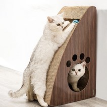 [유스타에오] 오블리펫 55cm 골판지형 고양이 수직 스크래쳐, 1개