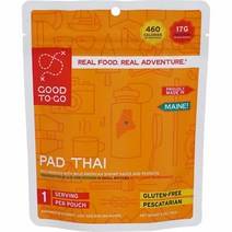 GOOD TO-GO Pad Thai - 1인용 | 건조 배낭여행 및 캠핑 음식 경량 쉬운 준비, Single Serving
