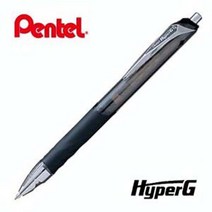 pentel Hyper G / 펜텔 하이퍼 G펜 0.7mm 노크식 중성펜 (KL257), 적색  (B)