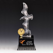 A7098 _ 크리스탈 금속 주석 청동 독수리 이글 알바트로스 트로피 기념패 상패 골프 이글패 eagle albatross, 크리스탈독수리