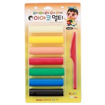 이야코 유토 멀티칼라 7색 -39323 양초 만지락 만들기, 본상품선택