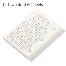 3 홀 루스 리프 수첩 및 다이어리 링 바인더 내부 페이지 미니 파일 폴더 커버 북 276817, C-i can do it 60