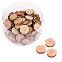 천연나무조각(F)(원통형) 100g_100g (원통) / 공예 만들기재료