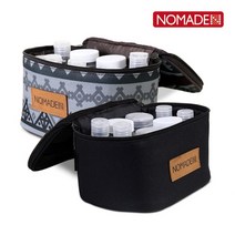 캠핑가자 노마드 하이 클래스 양념통 S (6P), 블랙