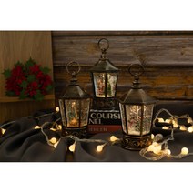 고풍스러운 따스한 감성 크리스마스 랜턴 워터볼 오르골 장식 카페, 구유(20116-3)