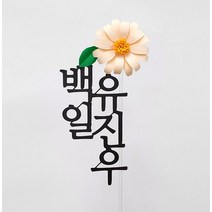 B20 백일케이크토퍼 백일상소품 100일토퍼 아기생일