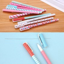 감성 귀여운 러블리 팬시 볼펜 펜 선물 10P 세트 나눠갖는 우정 단짝 문구 사무 판촉물 기념품 사은품 홍보 광고 사랑스러운 학생 여자 여학생 예쁜 알록달록 프린트 절친