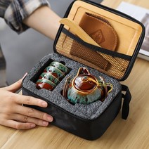 전통 다기세트 휴대용 다도세트 여행 차 kung fu tea set teapot 1 4, a001