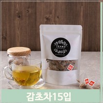 셀러허브 삼각티백망 감초차 15개입 깔끔한단맛 티백차 감초 S7564287, 기본