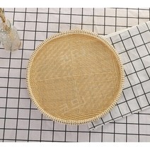 싸리채반 라탄 튀김 부침개채반 부침개소쿠리 빵접시 빵바스켓 브레드바스켓 대나무 채반