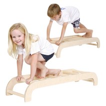 ISOPA 아치형 원목 사다리 늑목 2개세트