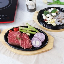 오메가키친 인덕션 맥반석 주물팬 목판포함, 01_02 맥점타원 2호