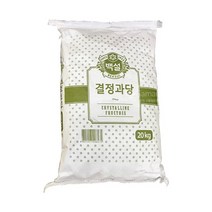 백설 결정과당, 1개, 20kg