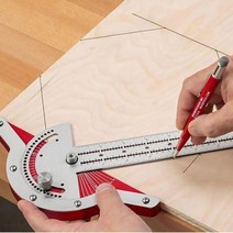 각도 계산이 편한 각도눈금표시자 45cm 제도형자 회전자 도면설계 멀티용자