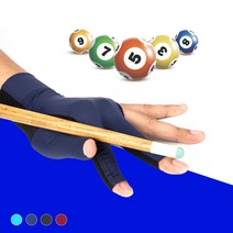 오너클랜 당구 그레이 왼손 키밍 갑 용품 미끄럼방지 장 오른손 오픈형 블랙, 오른손 오픈