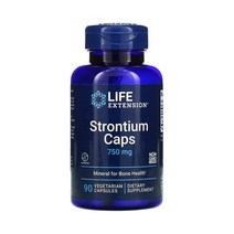 라이프익스텐션 스트론튬 750mg 90베지캡슐 Strontium