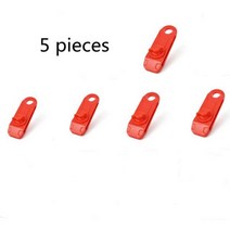 차박어닝 암막타프 어닝타프 차량그늘막 자동차타프 텐트 방수포 클립 천막 타포린 클램프 세트 (무거운 잠, 11 5 pieces in red