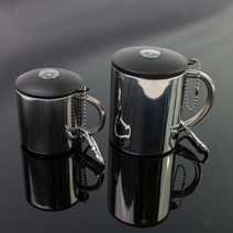 고급 이중 스텐 등산컵 캠핑 낚시 미니등산컵 보온컵, 1-110ml컵