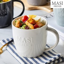 마시 벤티 빅머그 670ML (화이트) 머그컵 라면기 도자기컵 컵 (주방 머그컵 라면기 도자기컵 컵 마시 벤티 빅머그), 단품