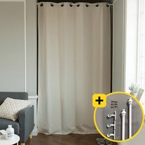 까르데코 방풍방한 바람막이 중문 현관커튼 봉세트