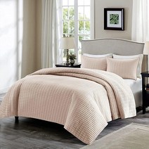 Comfort Spaces 키에나 퀼팅 이불 세트 고급스러운 양면 스티치 디자인 사계절용 경량 침대보 베드 스프레드 침구 같은 디자인의 베개 커버 풀 및 퀸 사이즈, Charcoal Grey_Twin/Twin XL(66