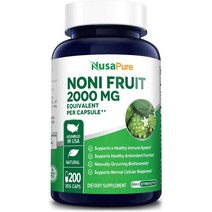 NusaPure Noni Fruit 누사퓨어 노니 2000mg 200 캡슐