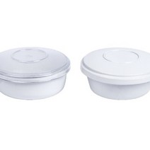 플라스틱 피씨 PC 병원용 환자식기 찬기 병원용반찬그릇, 찬기뚜껑신형부식(삼광제품과 동일) 랜덤