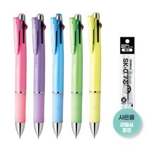 제브라 클립온멀티 파스텔 4&1 멀티펜 1000Pastel B4SA2 (사은품 SK 0.7 리필심 1개+선물용 케이스), SK 1개+케이스, 파스텔블루 (멀티1000 PABL)