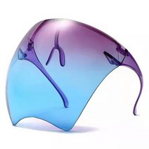투명 스모그 라이딩 가리개 고글 마스크 PGY 보호 안티-스플래시 안경 안티-안개 바람막이 HD 절연 주방 안티- 연기, 퍼플 블루