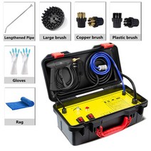 가정용 고압 멀티 스팀기 차량용 스팀세차기 JIQI 스팀 청소기 3000W 4.5Bar 고온 고압 에어컨 레인지 후드, [01] Yellow panel, [01]