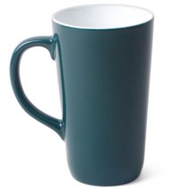 토탈하우스 마시 도자기 롱머그 600ml 마시롱머그, 1개, 다크그린-마시-롱머그-600ml-0737